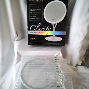 Impressions Vanity LED Makeup Mirror in White